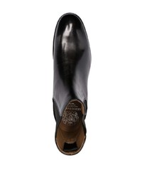 Bottines chelsea en cuir noires Alberto Fasciani