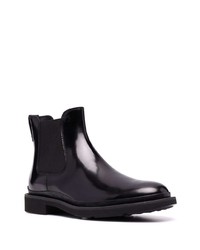 Bottines chelsea en cuir noires Tod's