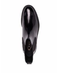 Bottines chelsea en cuir noires Tod's