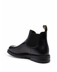 Bottines chelsea en cuir noires Doucal's