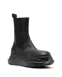 Bottines chelsea en cuir noires Rick Owens DRKSHDW