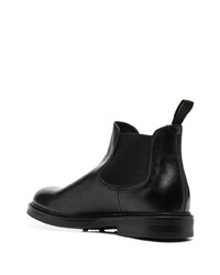 Bottines chelsea en cuir noires Doucal's