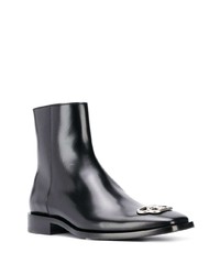 Bottines chelsea en cuir noires Balenciaga