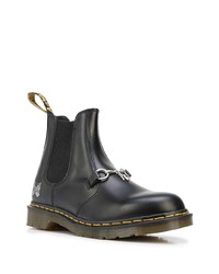 Bottines chelsea en cuir noires Dr. Martens