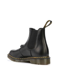 Bottines chelsea en cuir noires Dr. Martens