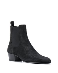 Bottines chelsea en cuir noires Saint Laurent