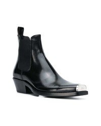 Bottines chelsea en cuir noires Calvin Klein 205W39nyc