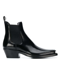 Bottines chelsea en cuir noires Calvin Klein 205W39nyc