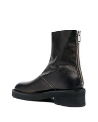 Bottines chelsea en cuir noires MM6 MAISON MARGIELA