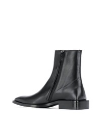 Bottines chelsea en cuir noires Balenciaga