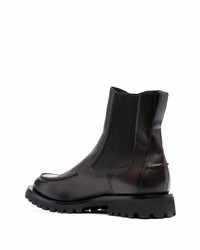 Bottines chelsea en cuir noires Officine Creative