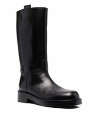 Bottines chelsea en cuir noires Ann Demeulemeester