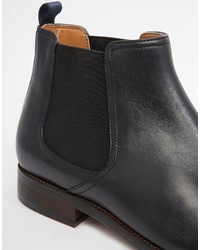 Bottines chelsea en cuir noires