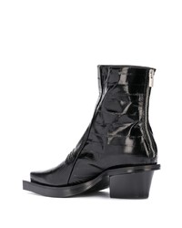 Bottines chelsea en cuir noires 1017 Alyx 9Sm