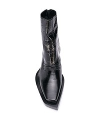 Bottines chelsea en cuir noires 1017 Alyx 9Sm