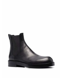 Bottines chelsea en cuir noires Ann Demeulemeester