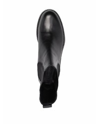 Bottines chelsea en cuir noires Ann Demeulemeester