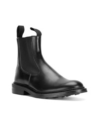 Bottines chelsea en cuir noires Tricker's