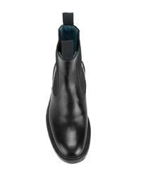 Bottines chelsea en cuir noires Tricker's