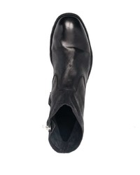 Bottines chelsea en cuir noires Officine Creative