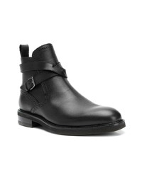 Bottines chelsea en cuir noires Salvatore Ferragamo