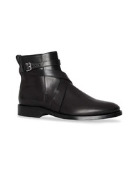 Bottines chelsea en cuir noires Burberry