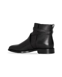 Bottines chelsea en cuir noires Burberry