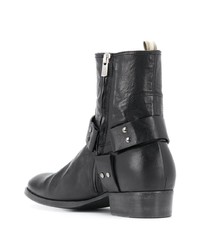 Bottines chelsea en cuir noires Officine Creative