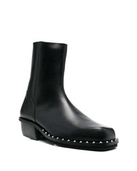 Bottines chelsea en cuir noires JORDAN LUCA