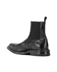 Bottines chelsea en cuir noires Officine Creative