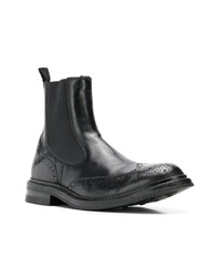 Bottines chelsea en cuir noires Officine Creative