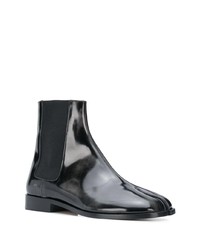 Bottines chelsea en cuir noires Maison Margiela