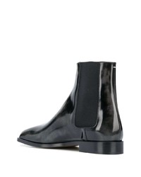 Bottines chelsea en cuir noires Maison Margiela