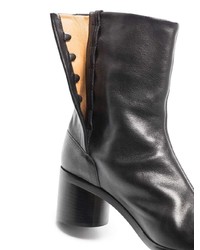 Bottines chelsea en cuir noires Maison Margiela