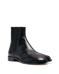 Bottines chelsea en cuir noires Maison Margiela