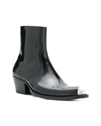 Bottines chelsea en cuir noires Calvin Klein 205W39nyc