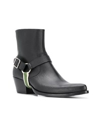 Bottines chelsea en cuir noires Calvin Klein 205W39nyc