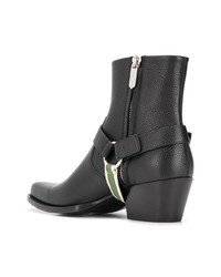 Bottines chelsea en cuir noires Calvin Klein 205W39nyc