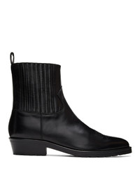 Bottines chelsea en cuir noires Toga Virilis