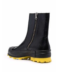 Bottines chelsea en cuir noires CamperLab