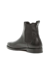 Bottines chelsea en cuir noires Koio