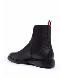 Bottines chelsea en cuir noires Thom Browne