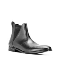 Bottines chelsea en cuir noires Karl Lagerfeld