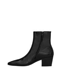 Bottines chelsea en cuir noires Saint Laurent