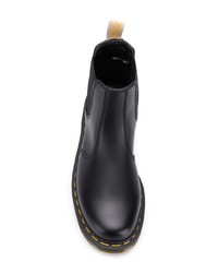 Bottines chelsea en cuir noires Dr. Martens