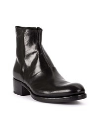 Bottines chelsea en cuir noires Premiata