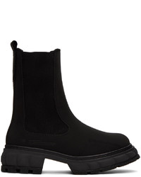 Bottines chelsea en cuir noires Viron