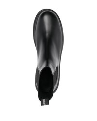 Bottines chelsea en cuir noires Alexander McQueen