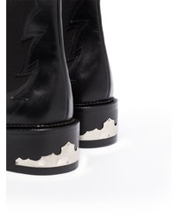 Bottines chelsea en cuir noires Toga Virilis