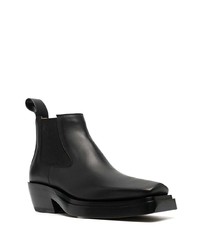 Bottines chelsea en cuir noires Bottega Veneta